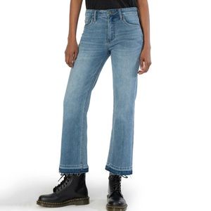 Kut From The Kloth Kelsey Fab Ab High Rise Ankle Flare Released Hem